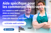 Aide pour les commerces multi-activités situés en zone rurale