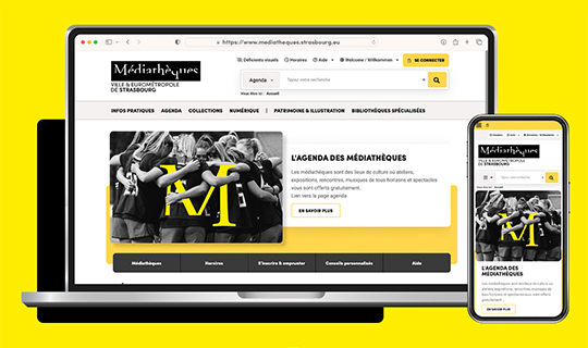 Nouveau site web des Médiathèques de Strasbourg Eurométropole